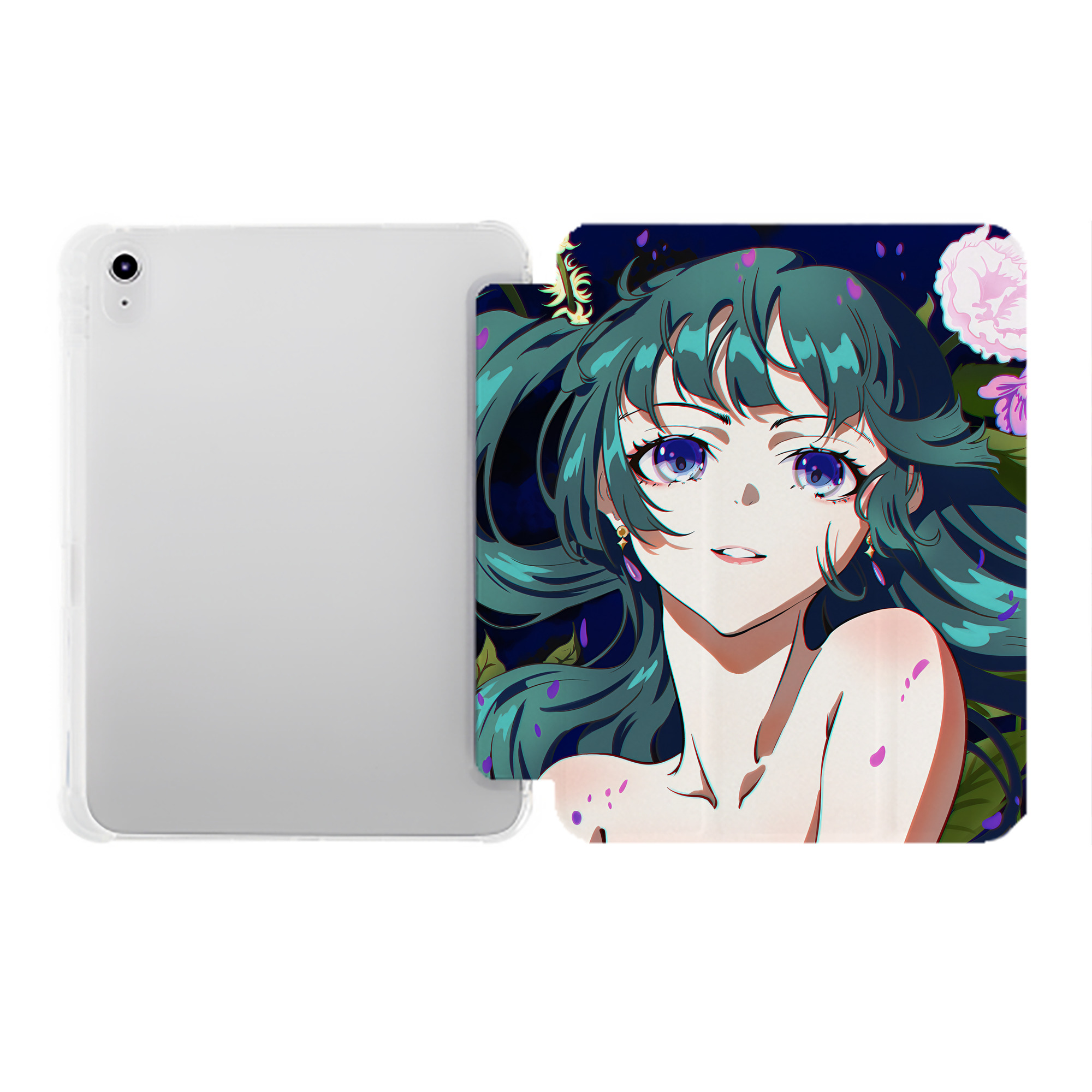 （画像用） 薬屋のひとりごと The Apothecary Diaries IPad ケース ペン収納付き 三つ折りスタンド PUレザー×シリコン 対応機種9.5/10.5/10.9インチ